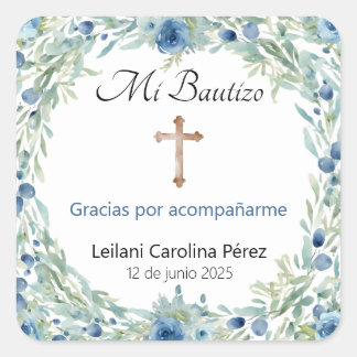 Mi Bautizo Stickers - Spanish Baptism Stickers