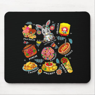 Mi Burrito Sabanero Mexican Tuki Tuki Latino Xmas  Mouse Pad