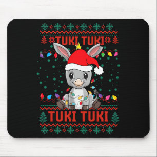 Mi Burrito Sabanero Mexican Tuki Tuki Latino Xmas  Mouse Pad