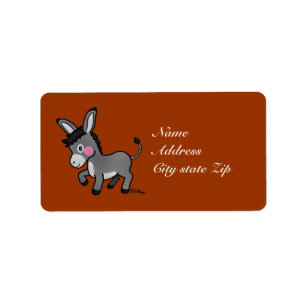 Mi burro label