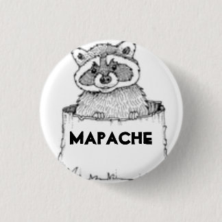 Mi Mapachito 3 Cm Round Badge