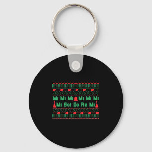 Mi Mi Mi Sol Do Re Mi Music Notes Teacher Ugly Chr Key Ring