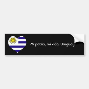 Mi patria, mi vida, Uruguay Bumper Sticker