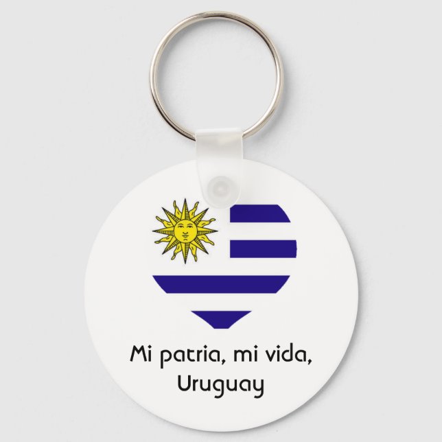 Mi patria, mi vida, Uruguay key chain (Front)