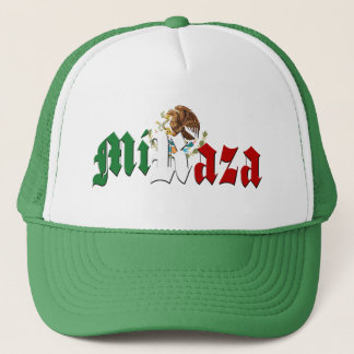 MI RAZA Mexican Flag Trucker Hat
