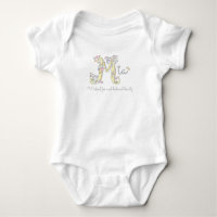 Mia baby girls M name and meaning custom clothes