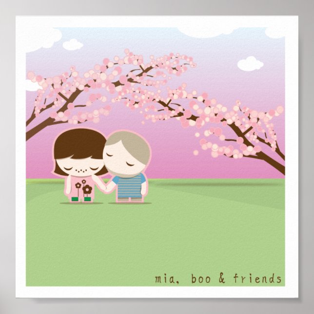 mia, boo & friends poster (Front)