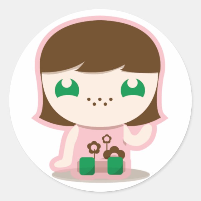 mia, boo & friends sticker (Front)