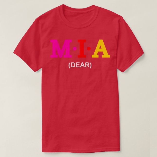 Mia Dear T-Shirt (Design Front)