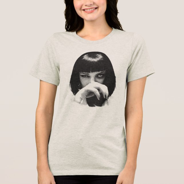 Mia Pulp Fiction Tri-Blend Shirt (Front)
