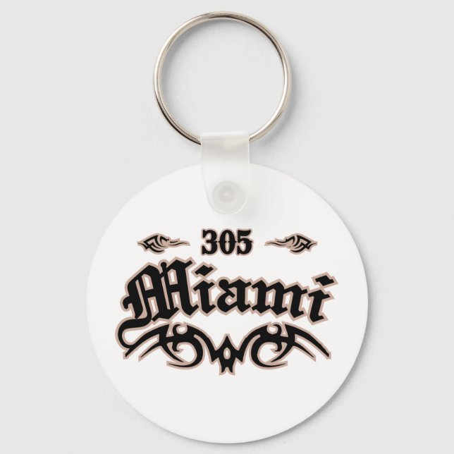 Miami 305 key ring (Front)