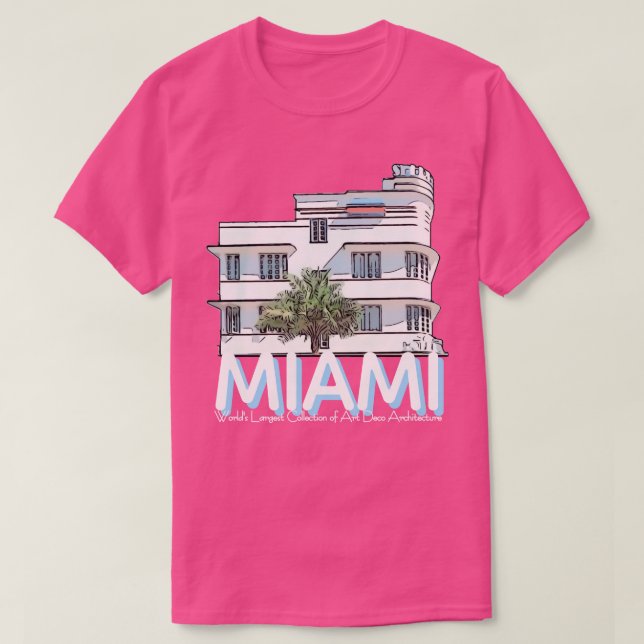 MIAMI ART DECO T-Shirt (Design Front)