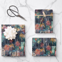 Miami at Christmas & New Year's in Watercolors