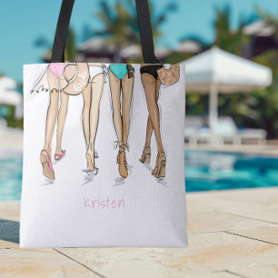 Miami Bachelorette Party Weekend Bikini Tote Bag