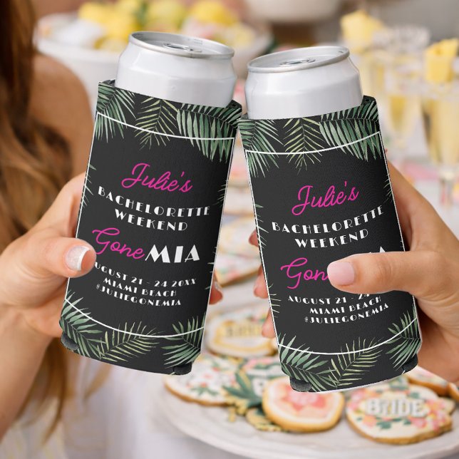 Miami Bachelorette Party Weekend Can Coolers (Creator Uploaded)