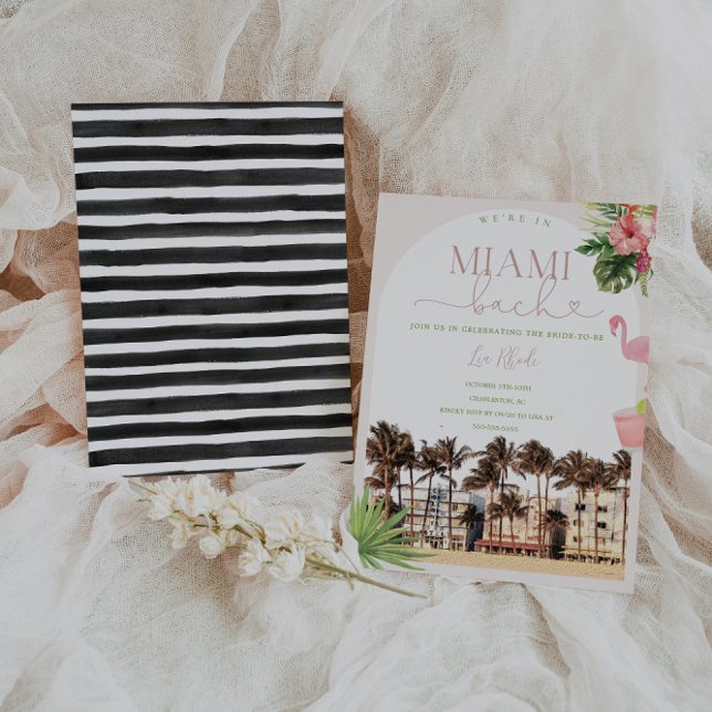 Miami Bachelorette Weekend Invitation  (Creator Uploaded)