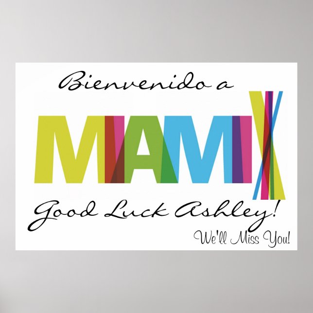 MIAMI BANNER POSTER (Front)