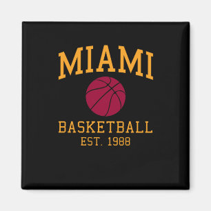 Miami Basketball Magnet