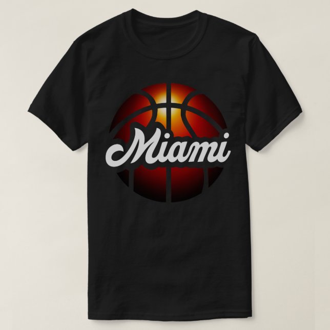 Miami Basketball T-Shirt (Design Front)