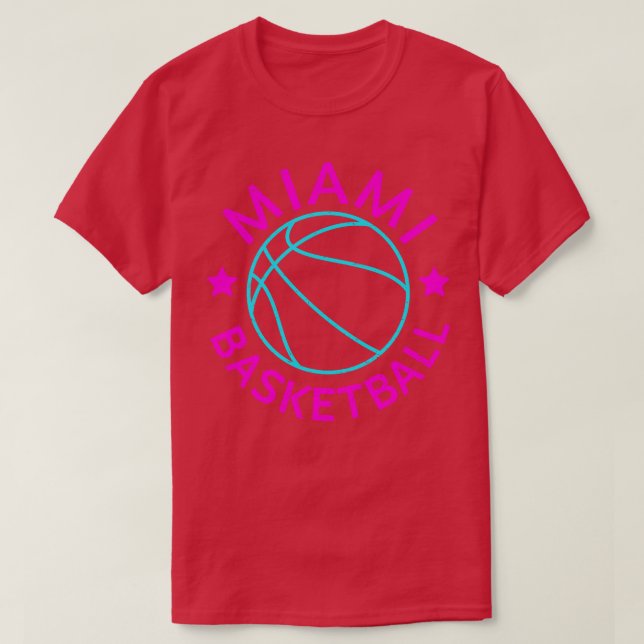 Miami Basketball Team I T-Shirt (Design Front)