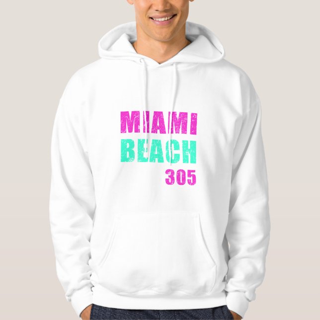Miami Beach 305 Hoodie (Front)