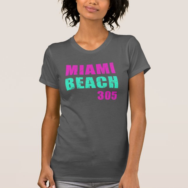 Miami Beach 305 T-Shirt (Front)