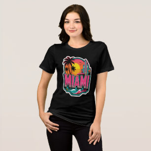 Miami Beach Babe Girls Shirt