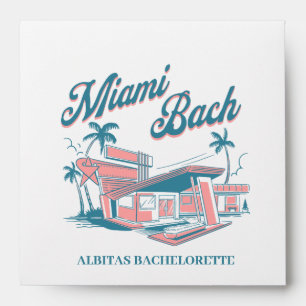 miami beach bachelorette weekend envelope