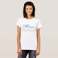Miami Beach Blue and Black customisable
