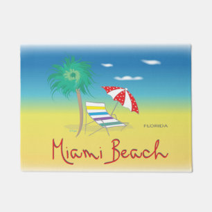 Miami Beach, Florida, Cool Doormat