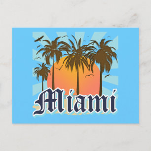 Miami Beach Florida FLA Postcard