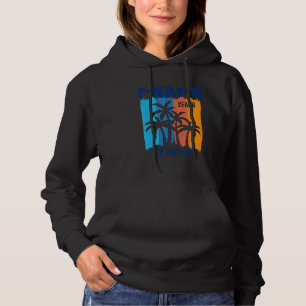 Miami Beach Florida Fun Colorful Palm Trees Design Hoodie