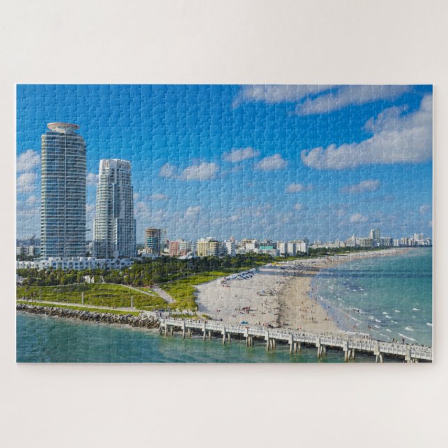 Miami Beach Florida Jigsaw Puzzle (Horizontal)