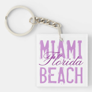 Miami Beach Florida Key Ring