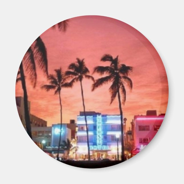 Miami Beach, Florida Magnet (Front)