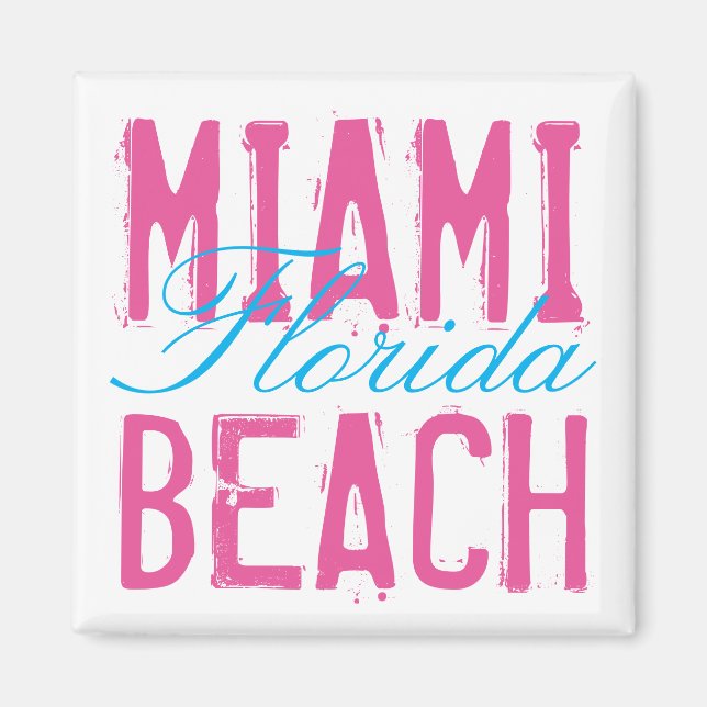 Miami Beach Florida Magnet (Front)