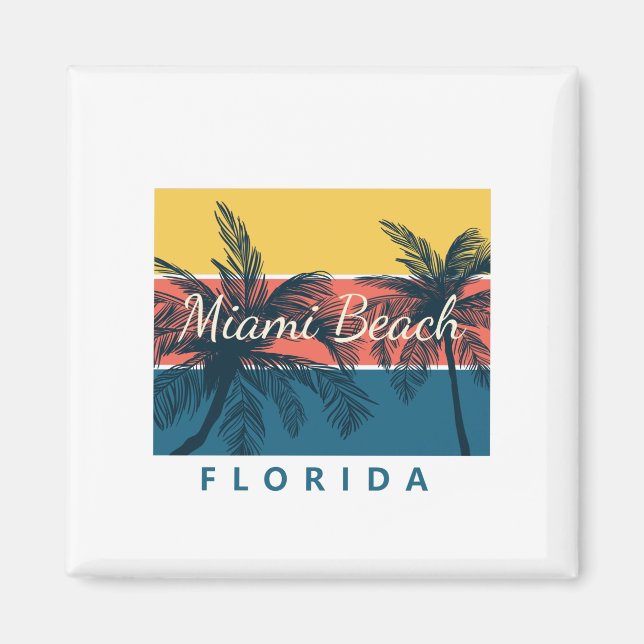 Miami Beach Florida Magnet (Front)