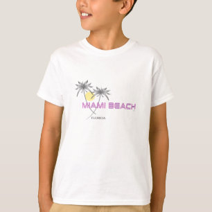 Miami Beach Florida Pink T-Shirt