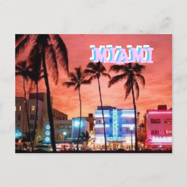 Miami Beach, Florida Postcard (Front)
