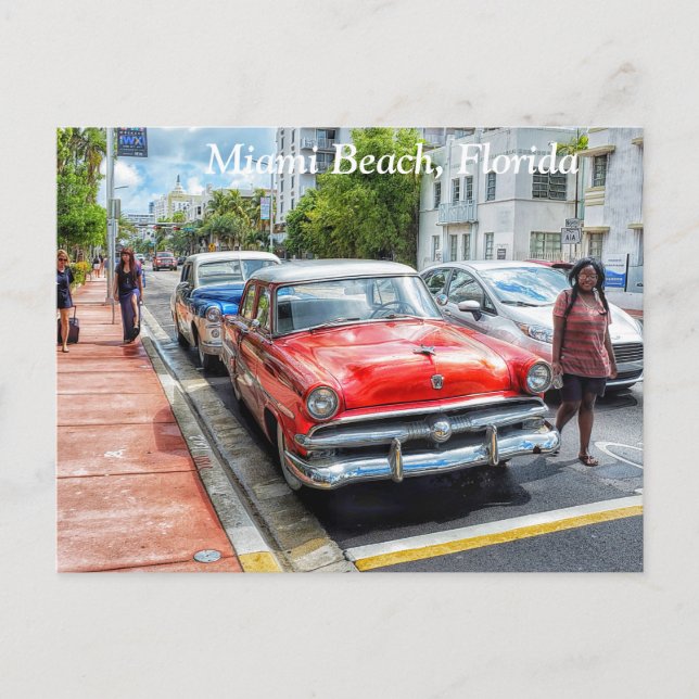 Miami Beach Florida Postcard (Front)