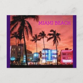 Miami Beach, Florida Postcard