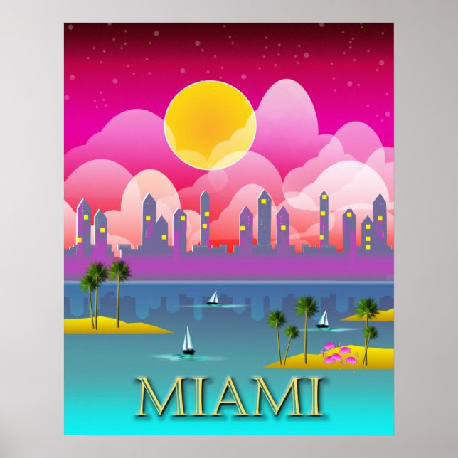 Miami Beach Florida Poster (Front)