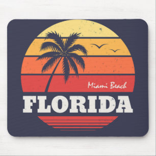 miami beach florida shirt mouse pad