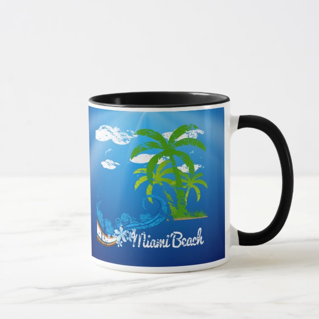 Miami Beach Florida Souvenir Mug (Right)