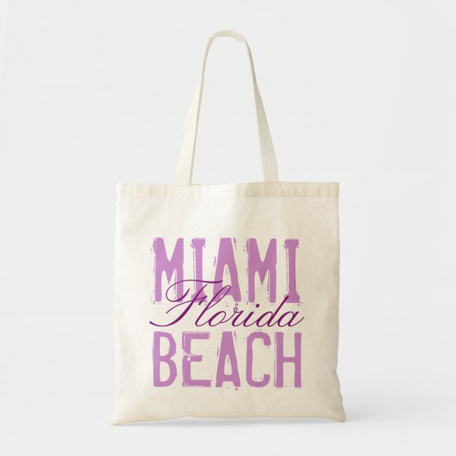 Miami Beach Florida Tote Bag (Front)