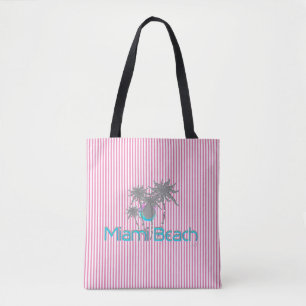 Miami Beach, Florida, Tropical, Cool Tote Bag