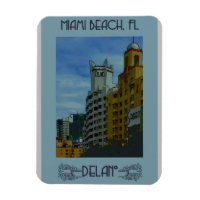 Miami Beach Florida Vintage Art Deco Travel 