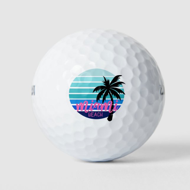 Miami Beach Golf Balls (Front)