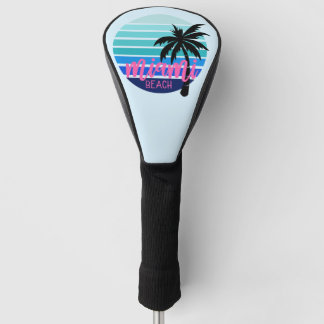 Miami Beach Golf Head Cover