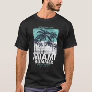 Miami Beach I Love Miami Cool Miami Summer Graphic T-Shirt